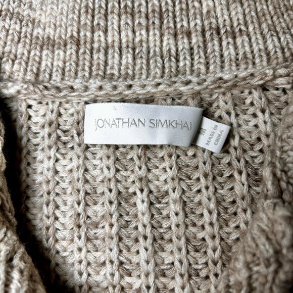 Jonathan simkhai Kara fringe pullover Sweater Medium - Picture 4 of 11